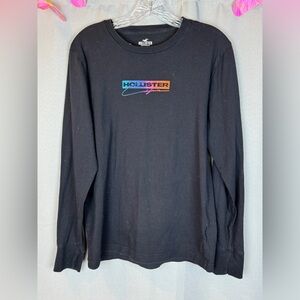 Men’s Hollister Long Sleeve Graphic T- Sz Medium